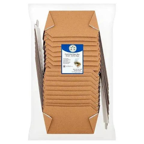 Ecopac Small Hot Food Box 20 Per Pack