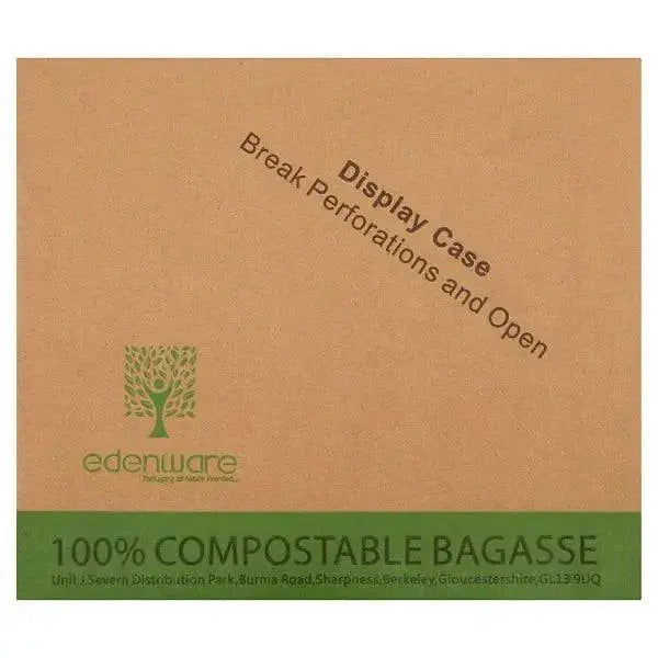 Edenware 400 Bagasse Medium Meal Box (Case of 8)
