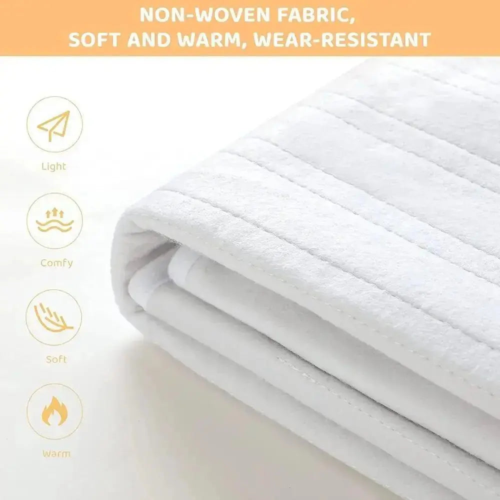 Electric Heated Blanket 3 Heat Setting Heated Mattress Cover 150x160cm