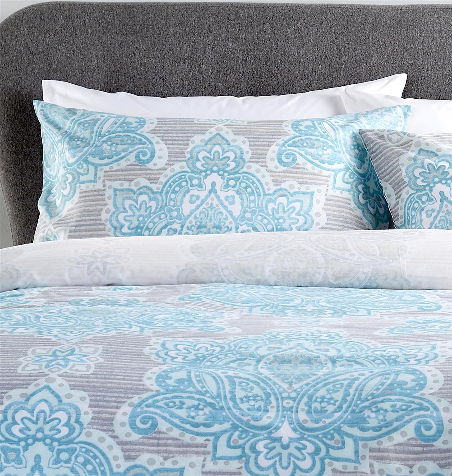 OLIVIA ROCCO Empire Duvet Set Reversible Luxurious Premium Cotton Rich With Vibrant Designs For Single Double And King Beds