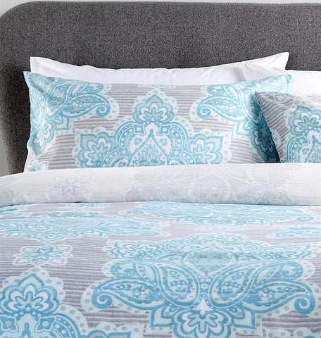 OLIVIA ROCCO Empire Duvet Set Reversible Luxurious Premium Cotton Rich With Vibrant Designs For Single Double And King Beds