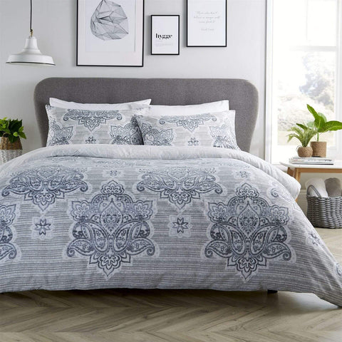 OLIVIA ROCCO Empire Duvet Set Reversible Luxurious Premium Cotton Rich With Vibrant Designs For Single Double And King Beds