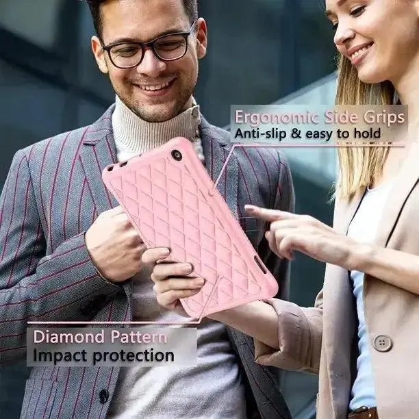 Epicgadget Pink Case for 7" Kindle Fire HD Tablet, with screen protector & stylus, New