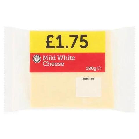 Euro Shopper Mild White Cheese 180g (Case of 12)