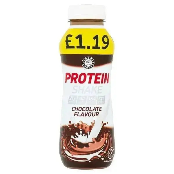 Euro Shopper Protein Shake Chocolate Flavour 330ml (Case of 8)