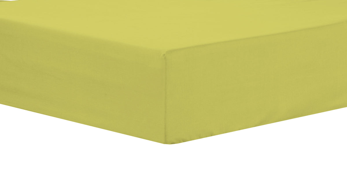 OLIVIA ROCCO Extra Deep Pocket Fitted Sheet Indus Valley Cotton Linen Blend OEKO TEX Certified for Thick Mattresses in Multiple Colours