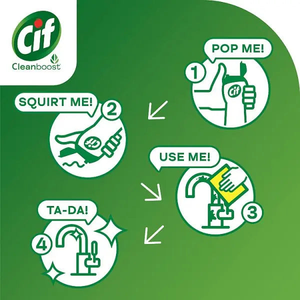 Cif Cream Cleaner Lemon 500 ml (Case of 8)