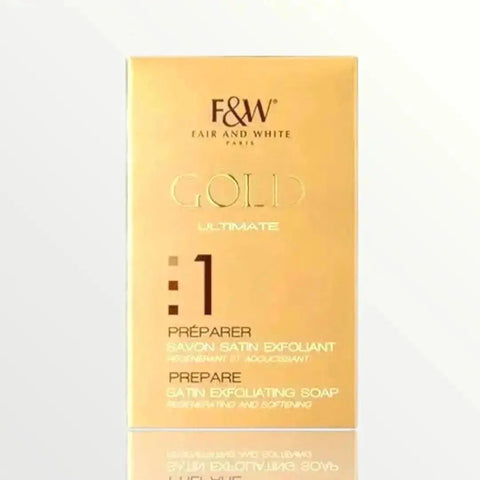 Fair & White Gold Prepare Satin Exfoliating Soap - 200g