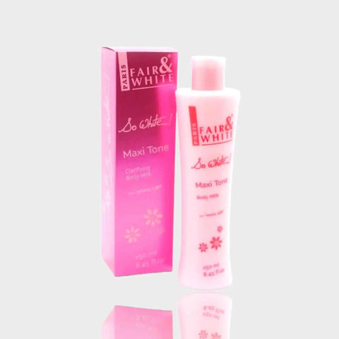 Fair and White So White Maxi Tone Clarifying Body Milk - 250ml