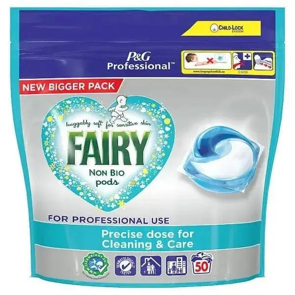 Fairy Professional Non Bio Pods Washing Liquid Capsules 2x50 Washes
