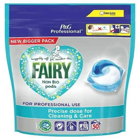 Fairy Professional Non Bio Pods Washing Liquid Capsules 2x50 Washes