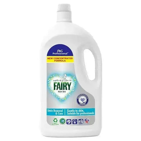 Fairy Professional Non Bio Washing Liquid Laundry Detergent, 90 washes 4.05L Dermatologically Tested