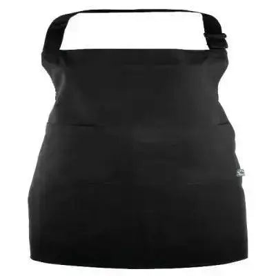 Faitrade Bib Apron Black An adjustable pocket