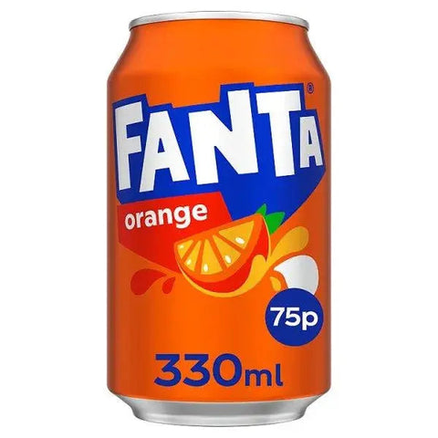 Fanta Orange 330ml PMP 75p (Case of 24)