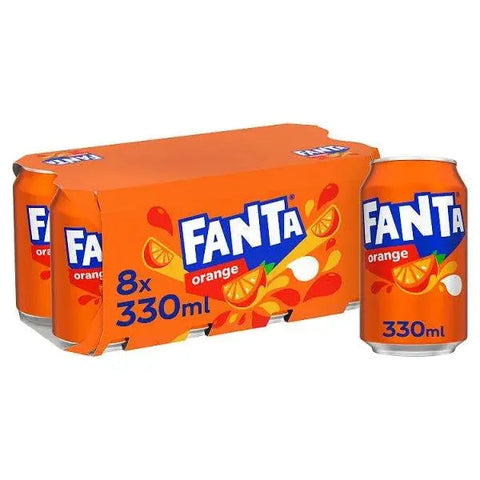 Fanta Orange 8 x 330ml (Case of 3)