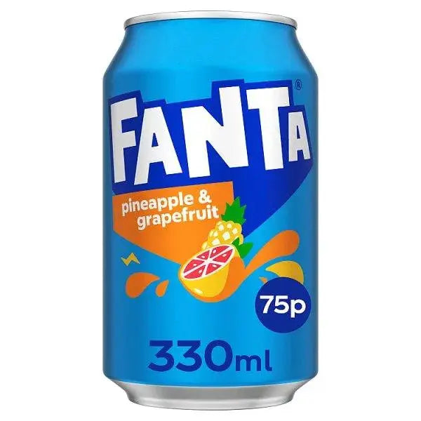Fanta Pineapple & Grapefruit 330ml PM 75p (Case of 24)