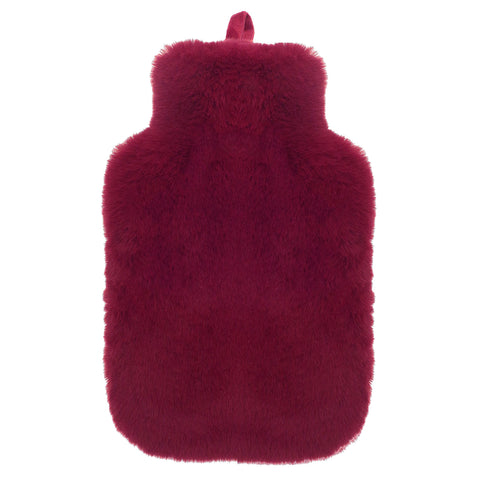 OLIVIA ROCCO Faux Fur Covered 2 Litre Luxury Hot Water Bottle Thermotherapy Natural Rubber UK Safe Tested Winter Warmth Gift for Adults and Kids
