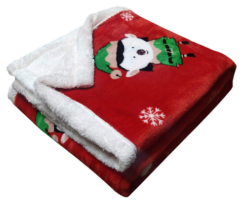 OLIVIA ROCCO Reversible Teddy Fleece Duvet Set With Snow White Faux Fur For Single Double King Sizes Cozy Winter Bedding Machine Washable