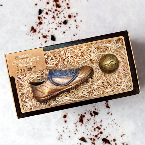 Chocolate Football Boot & Gift Box