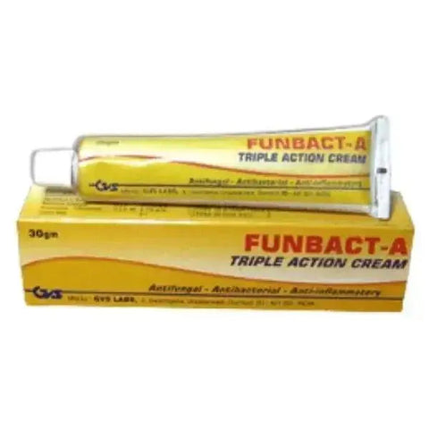 Funbact-A Triple Action Tube Cream 30g