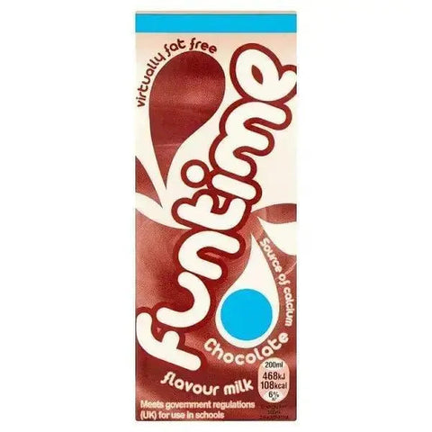Funtime Chocolate Flavour Milk 200ml (Case of 30)