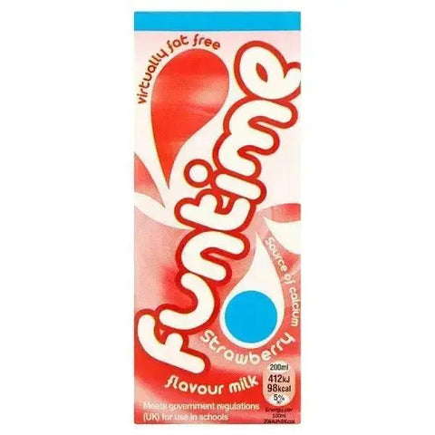 Funtime strawberry Flavour Milk 200ml (Case of 30)