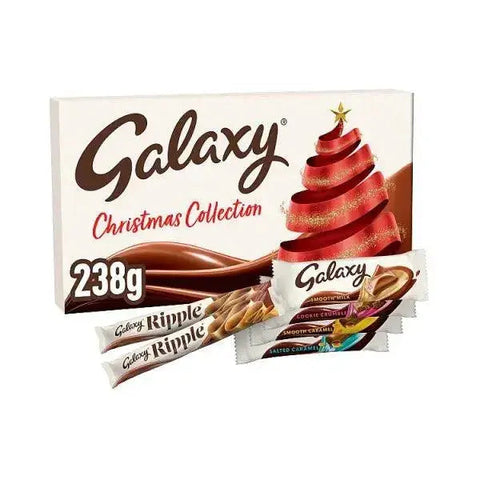 Galaxy Smooth Milk Chocolate Large Christmas Selection Box 238g (Case of 9)