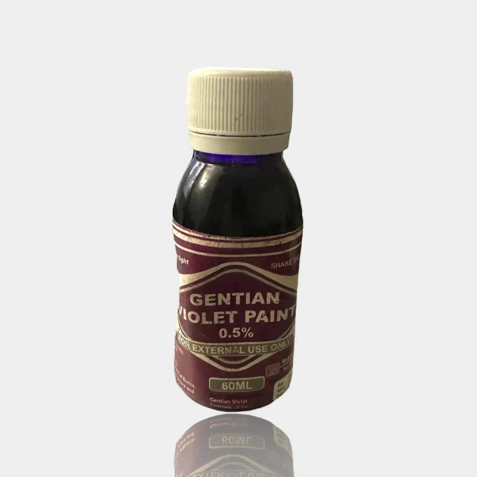 GENTIAN VIOLET 60ml Paint B.P.C  First Aid Antiseptic