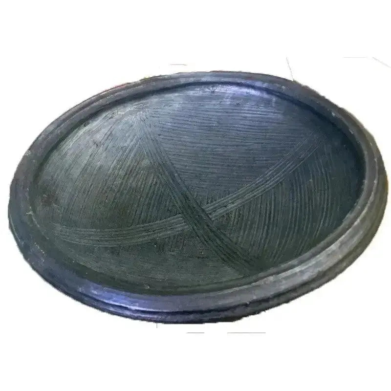 Ghanaian traditional earthen clay mortar ( Asanka ) 22cm