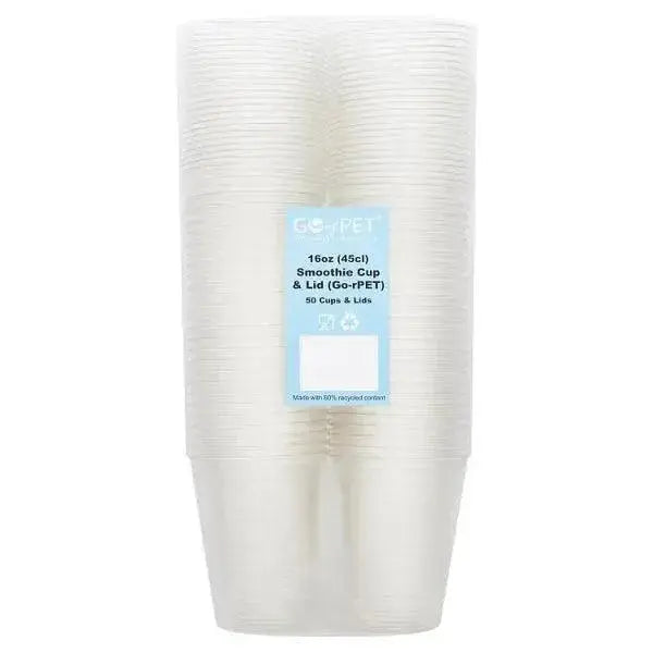 Go-rPET 500 Clear Smoothie Cup & Lid (Case of 10)