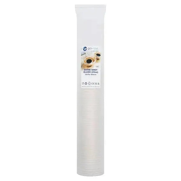 Go-Rpet by Go-Pak 50 Per Sleeve Bomb Shot Glass 25ml