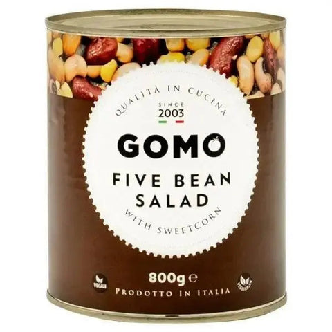 Gomo Five Bean Salad with Sweetcorn 800g