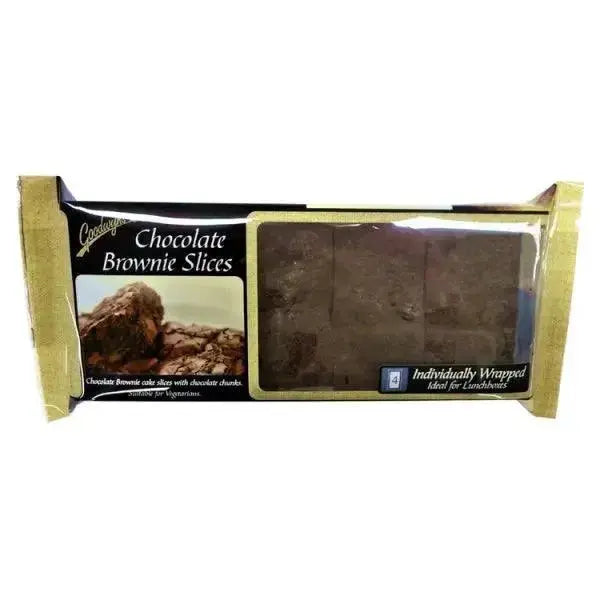 Goodwyns 4 Chocolate Brownie Slices 225g (Case of 9)