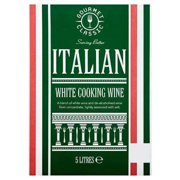 Gourmet Classic Italian White Cooking Wine 5 Litres