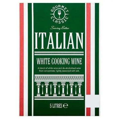 Gourmet Classic Italian White Cooking Wine 5 Litres