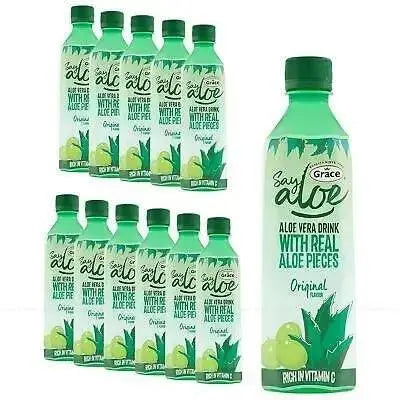 Grace Say Aloe Vera Drink Original Flavour 500ml (Case of 12)
