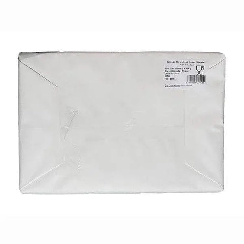 Greaseproof wrapping sheets 9"x14"