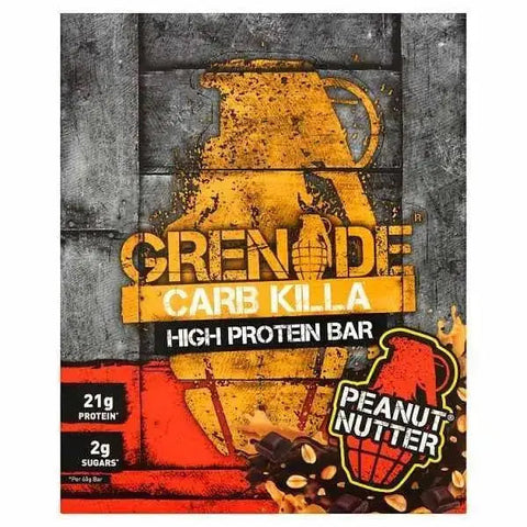 Grenade Carb Killa High Protein Bar Peanut Nutter 12 x 60g (Case of 12)