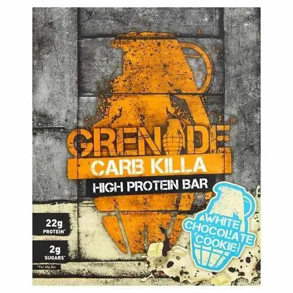 Grenade Carb Killa High Protein Bar White Chocolate Cookie 12 x 60g (Case of 12)