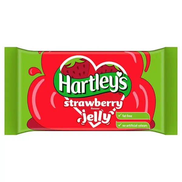 Hartley's Strawberry Flavour Tablet Jelly 135g (Case of 12)