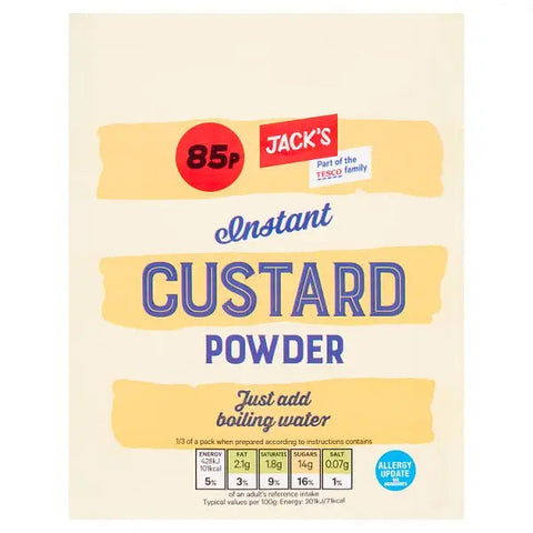 Jack's Instant Custard Powder 72g (Case of 12)