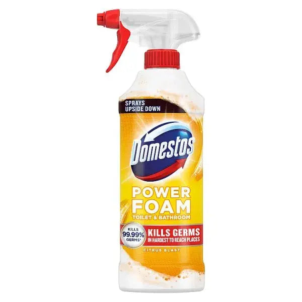 Domestos Upside Down Spray Power Foam Citrus Blast 450 ml (Case of 6)