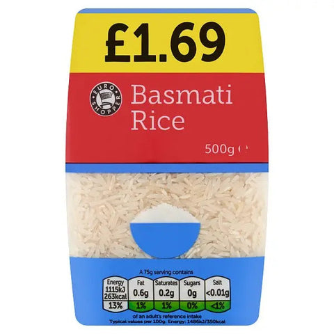 Euro Shopper Basmati Rice 500g (Case of 12)