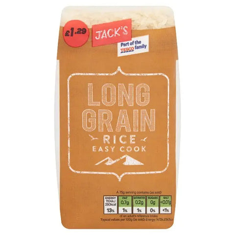 Jack's Long Grain Rice 500g (Case of 12)
