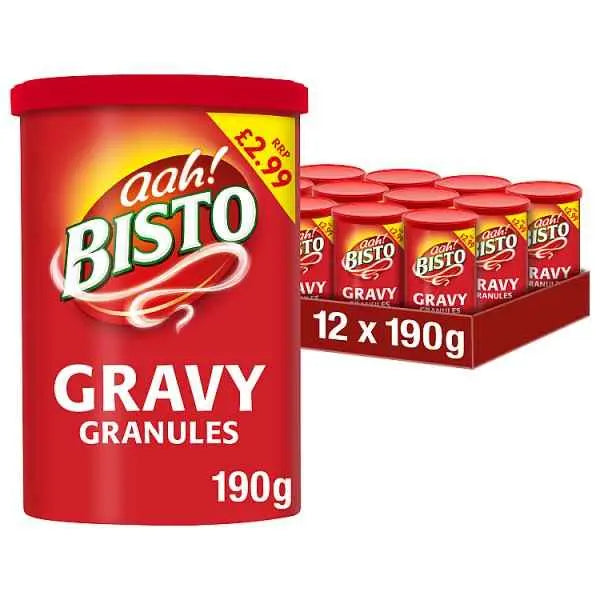 Bisto Gravy Granules 190g (Case of 12)