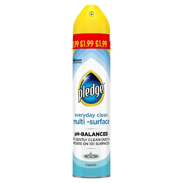 Pledge Multi-Surface Aerosol, 250ml (Case of 6)