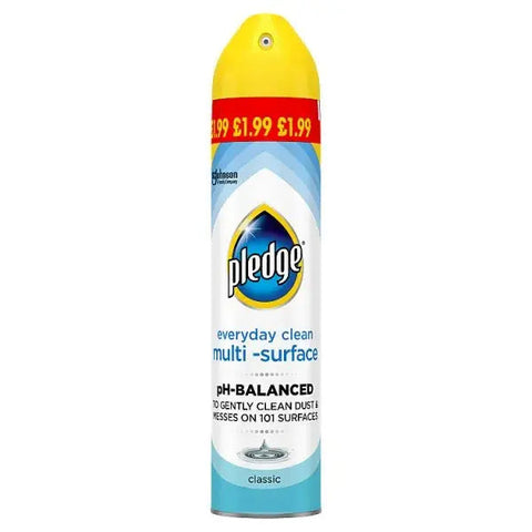 Pledge Multi-Surface Aerosol, 250ml (Case of 6)