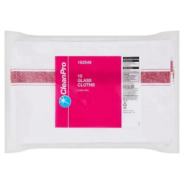 CleanPro 10 Glass Cloths