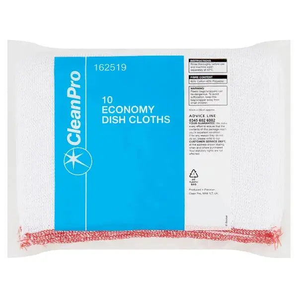 CleanPro 10 Economy Dish Cloths