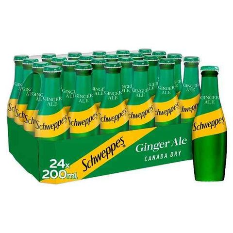 Schweppes Canada Dry Ginger Ale 200ml (Case of 24)